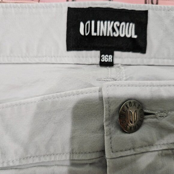 Linksoul Crosby 5-Pocket Pants Lot – Silver & Khaki 36x32 - Picture 7 of 12